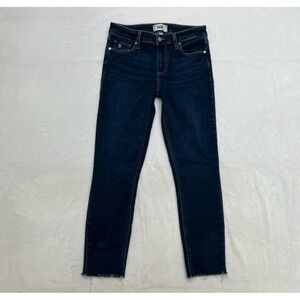 Paige Jeans Womens Size 28 Skyline Skinny‎ Dark Wash Blue Denim Jeans